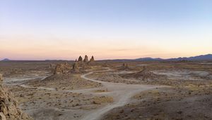 Preview wallpaper desert, rocks, landform, landscape