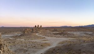 Preview wallpaper desert, rocks, landform, landscape