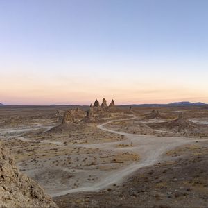 Preview wallpaper desert, rocks, landform, landscape