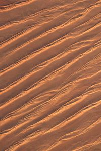 Preview wallpaper desert, sand, aerial view, brown