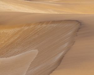 Preview wallpaper desert, sand, dunes, hill, nature
