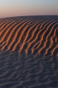 Preview wallpaper desert, sand, dunes, hills, landscape