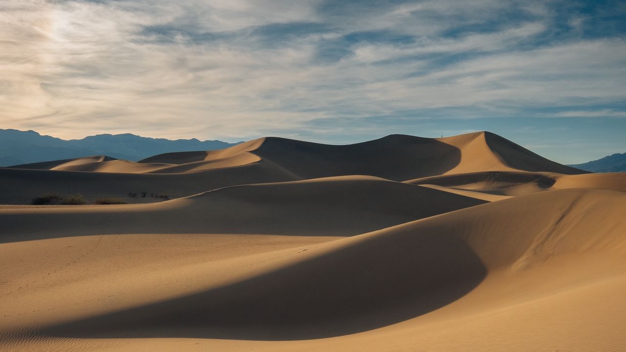 Wallpaper desert, sand, dunes, hills, hilly