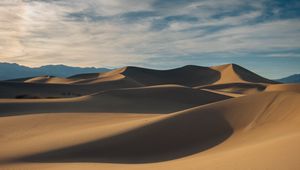 Preview wallpaper desert, sand, dunes, hills, hilly