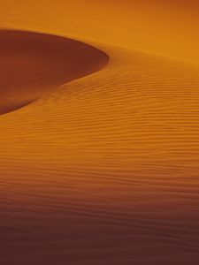 Preview wallpaper desert, sand, dunes, hill