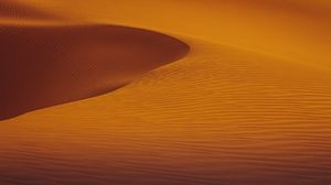 Preview wallpaper desert, sand, dunes, hill