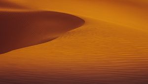 Preview wallpaper desert, sand, dunes, hill