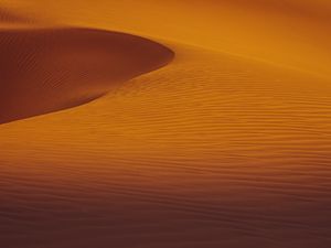 Preview wallpaper desert, sand, dunes, hill