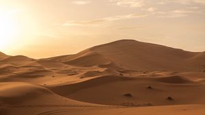 Preview wallpaper desert, sand, dunes, horizon