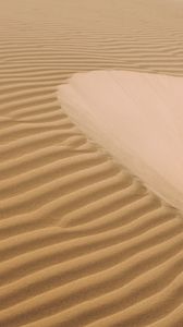 Preview wallpaper desert, sand, dunes, waves, wavy