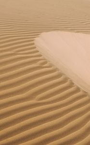 Preview wallpaper desert, sand, dunes, waves, wavy