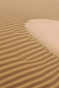 Preview wallpaper desert, sand, dunes, waves, wavy