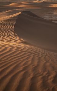 Preview wallpaper desert, sand, dunes, wavy