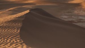 Preview wallpaper desert, sand, dunes, wavy
