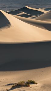 Preview wallpaper desert, sand, dunes, hills