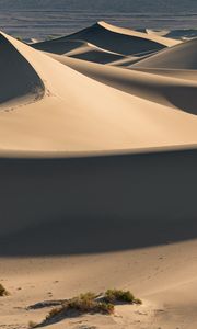 Preview wallpaper desert, sand, dunes, hills