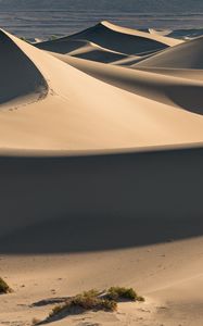 Preview wallpaper desert, sand, dunes, hills