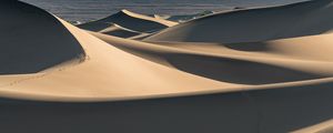 Preview wallpaper desert, sand, dunes, hills