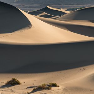 Preview wallpaper desert, sand, dunes, hills