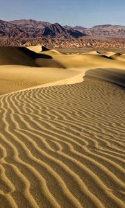 Preview wallpaper desert, sand, dunes, pattern