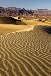 Preview wallpaper desert, sand, dunes, pattern