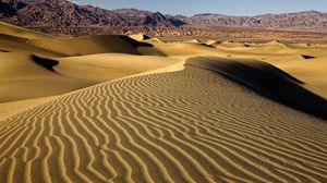 Preview wallpaper desert, sand, dunes, pattern