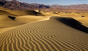 Preview wallpaper desert, sand, dunes, pattern