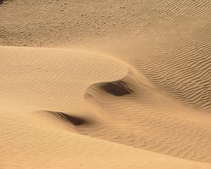 Preview wallpaper desert, sand, dunes, nature