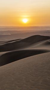 Preview wallpaper desert, sand, dunes, nature, relief