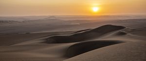 Preview wallpaper desert, sand, dunes, nature, relief