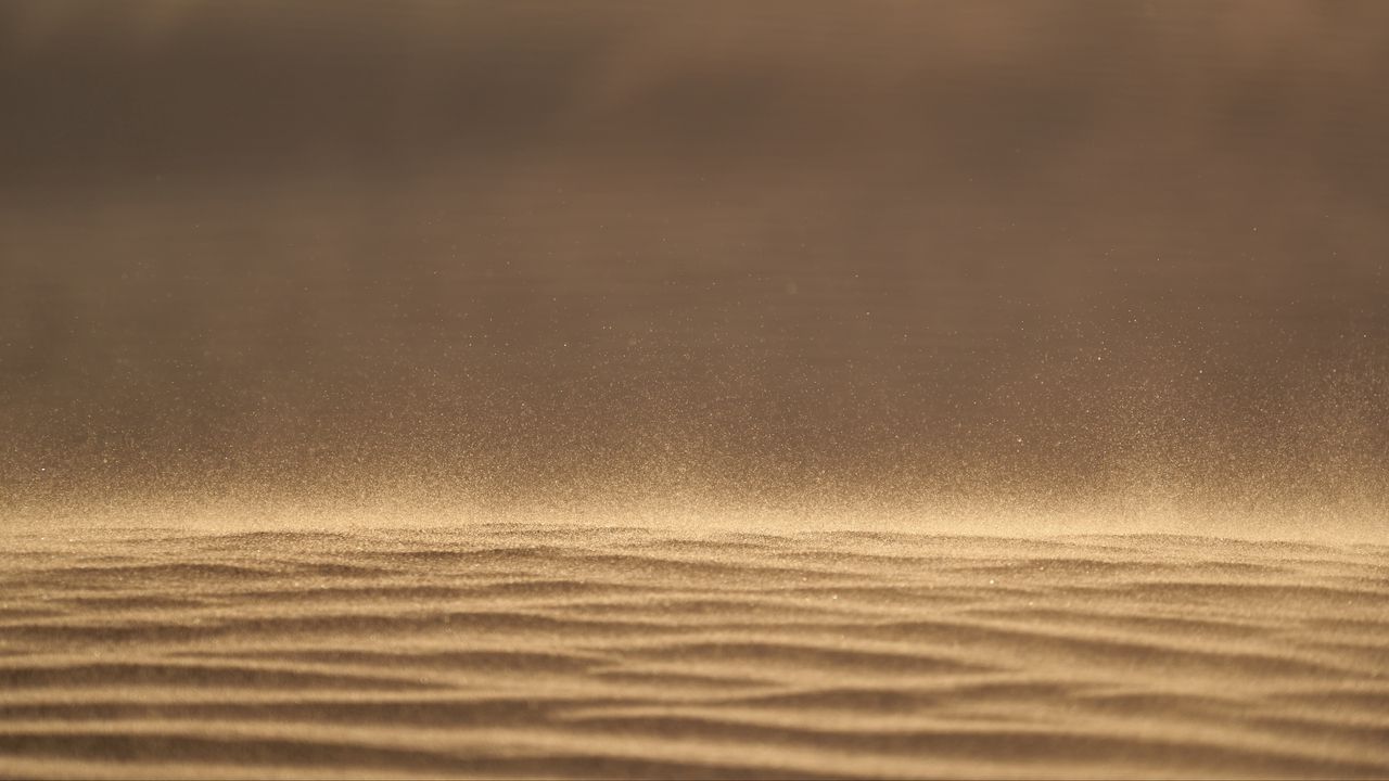 Wallpaper desert, sand, dust