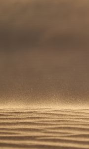 Preview wallpaper desert, sand, dust