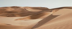 Preview wallpaper desert, sand, emptiness