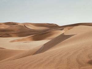 Preview wallpaper desert, sand, emptiness