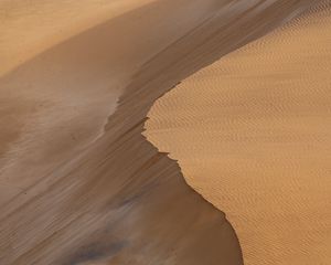 Preview wallpaper desert, sand, hill, slope, dunes