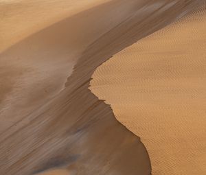 Preview wallpaper desert, sand, hill, slope, dunes