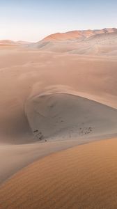 Preview wallpaper desert, sand, hills, nature