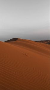 Preview wallpaper desert, sand, hills, landscape, nature