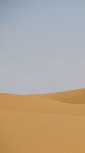 Preview wallpaper desert, sand, hills, landscape
