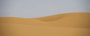 Preview wallpaper desert, sand, hills, landscape