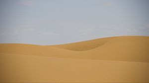 Preview wallpaper desert, sand, hills, landscape