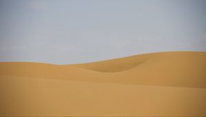 Preview wallpaper desert, sand, hills, landscape