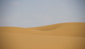 Preview wallpaper desert, sand, hills, landscape