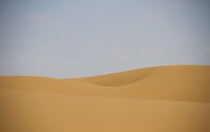 Preview wallpaper desert, sand, hills, landscape