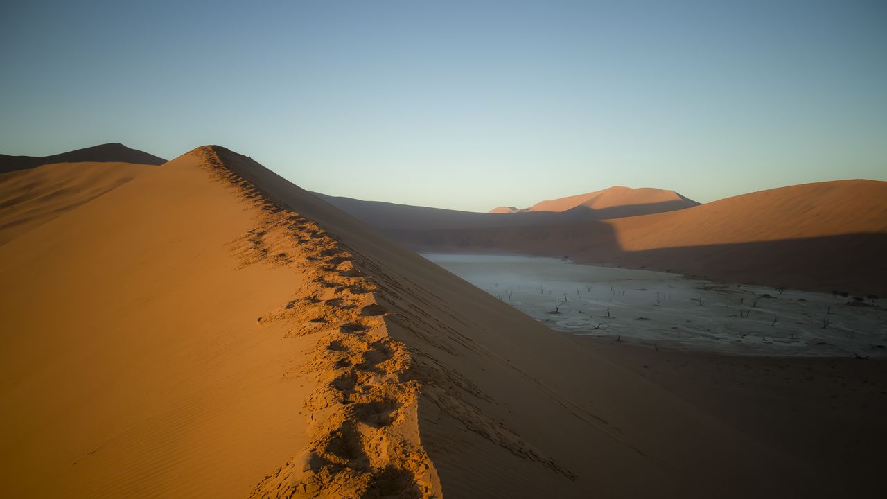 Wallpaper desert, sand, hills, nature, landscape