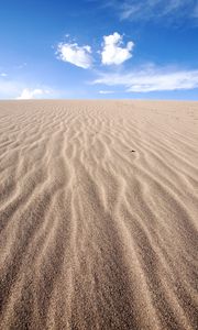 Preview wallpaper desert, sand, horizon, sky, dunes