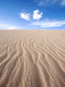 Preview wallpaper desert, sand, horizon, sky, dunes