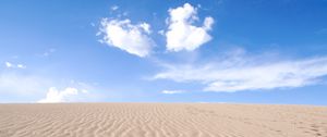 Preview wallpaper desert, sand, horizon, sky, dunes
