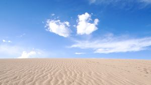 Preview wallpaper desert, sand, horizon, sky, dunes