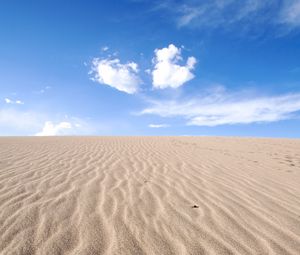 Preview wallpaper desert, sand, horizon, sky, dunes